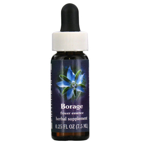 Flower Essence Borage Herbal Supplement Dropper - 0.25 Oz